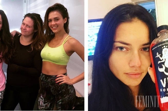 Jessica Alba ani Adriana Lima nemajú problém ukázať nenalíčenú tvár