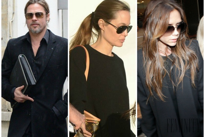 Angeine Jolie, Brad Pitt, Victoria Beckham