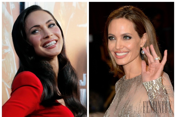 Najporovnávanejšie krásky všetkých čias! Herečky Megan Fox a Angelina Jolie sa na seba podobajú, len vek majú rozdielny.