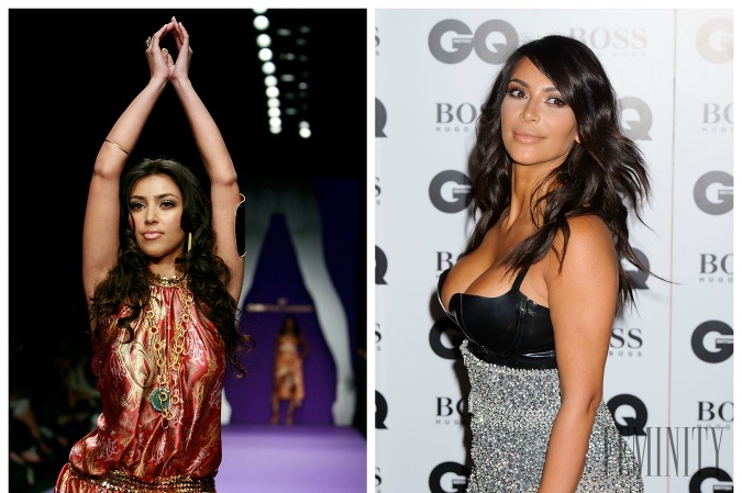 Kim Kardashian pred rokmi a dnes