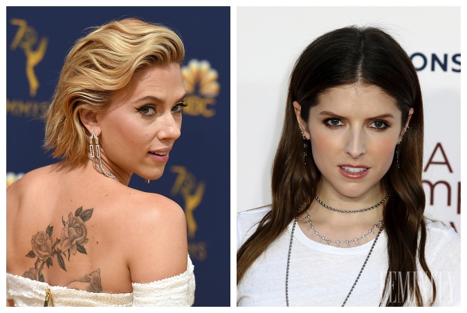 Kolegyňa Scarlett Johansson je herečka Anna Kendrick, ktorá je o rok mladšia, narodila sa v roku 1985 Kolegyňa Scarlett Johansson je herečka Anna Kendrick, ktorá je o rok mladšia, narodila sa v roku 1985