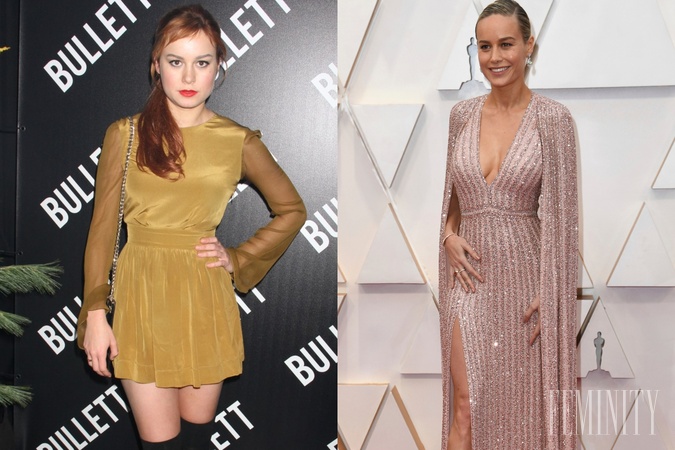 Brie Larson na začiatku kariéry a dnes