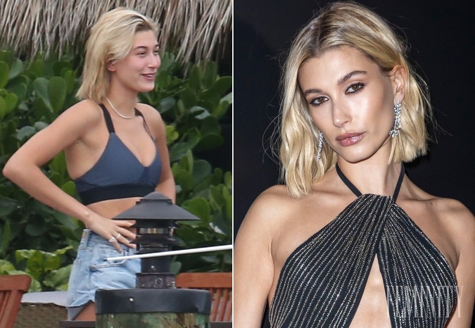 Hailey Bieber je ženou dvoch tvárí - prirodzenej a potom tej umelej