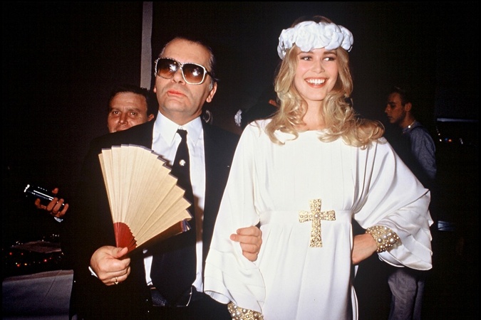 Claudia Schiffer bola múza Karla Lagerfelda
