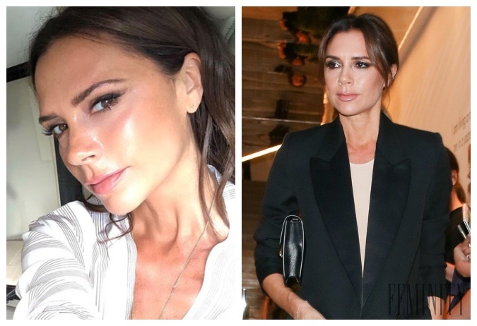 Módna návrhárka Victoria Beckham sa v zásade vždy fotí len z jednej strany, čím upriamuje pozornosť na svoje lícne kosti bez vrások