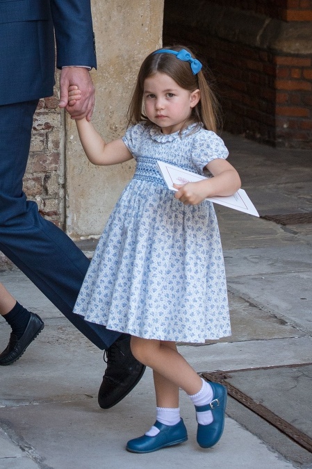 Princezná Charlotte ako trojročná