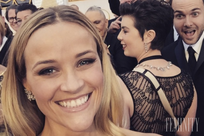 Reese počas tohtoročných Oscarov