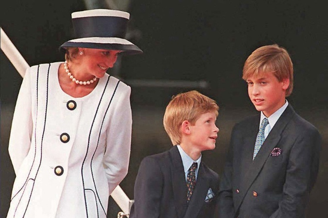 Lady Di svojich synov nadovšetko milovala, podľa jej slov boli úplne rozdielni