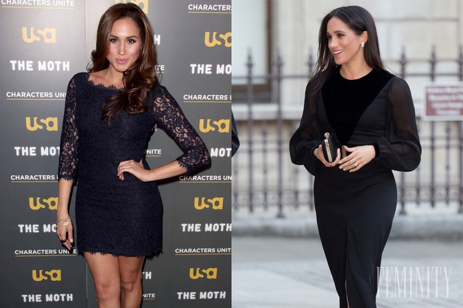 Meghan Markle ako tuctová herečka vs ako Vojvodkyňa zo Sussexu. Celkom výrazná zmena, čo poviete?