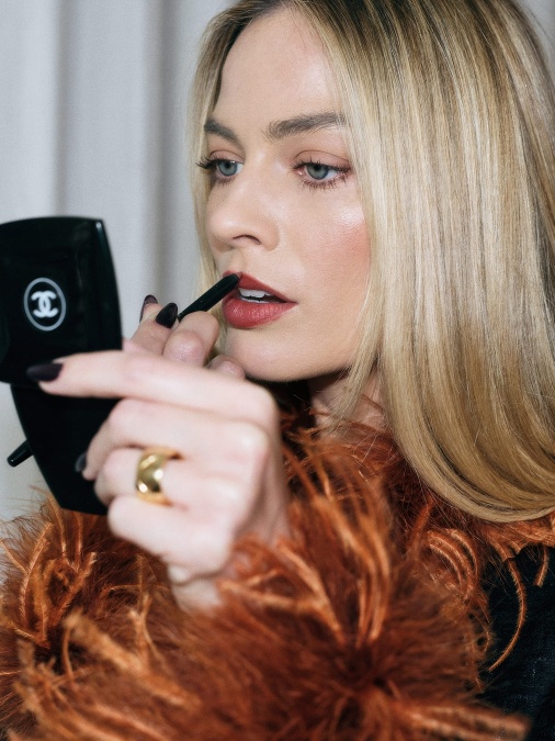 CHANEL Makeup look Margot ROBBIE na Pre-Oscars Dinner