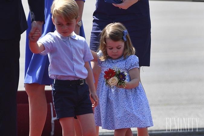 George a Charlotte sú rozkošné a veľmi živé deti
