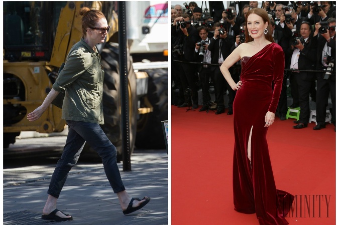 Očarujúca Julianne Moore pôsobí v súkromí naozaj nenápadne