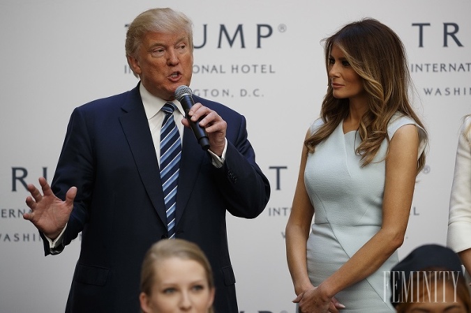 Melania Trump je súčasnou manželkou amerického prezidenta