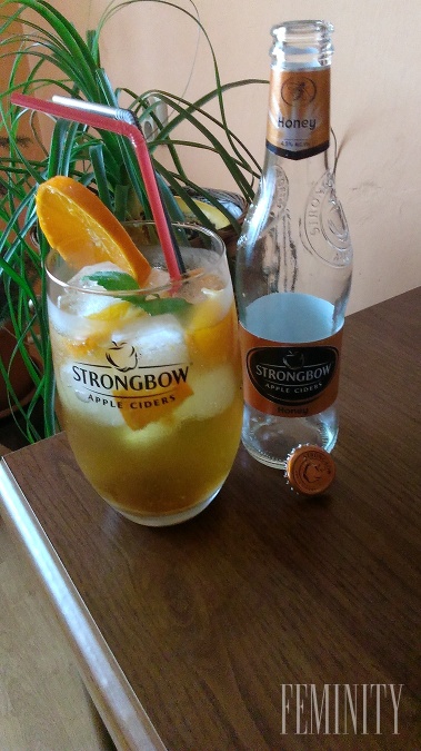 Recept s využitím cidera Strongbow, ktorý urobila Michaela