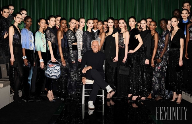 Giorgio Armani show jeseň/zima 2022 v Miláne