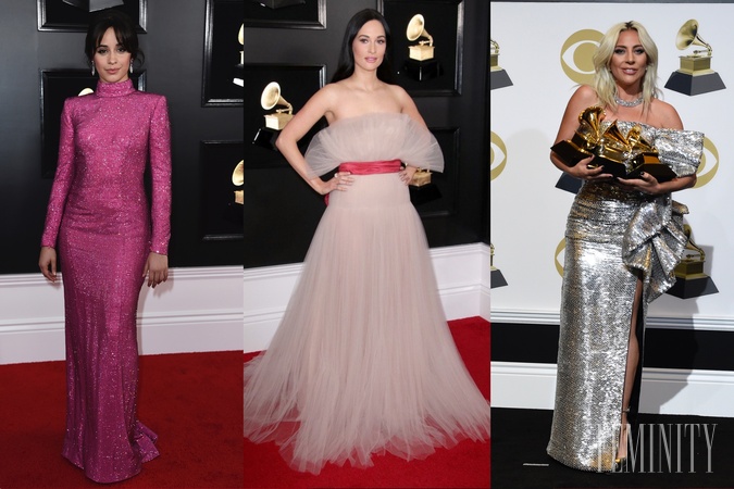 Odovzdávanie cien Grammy: Lady Gaga úchvatne elegantná, Camila Cabello sa leskla v róbe od Armaniho