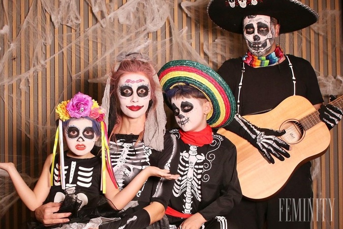 Rodina Kachútovcov si na Halloween zvolila rodinnú masku