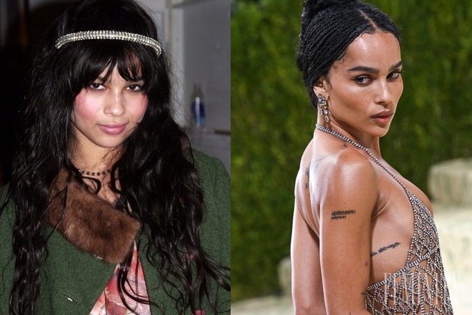 Herečka Zoë Kravitz kedysi a dnes