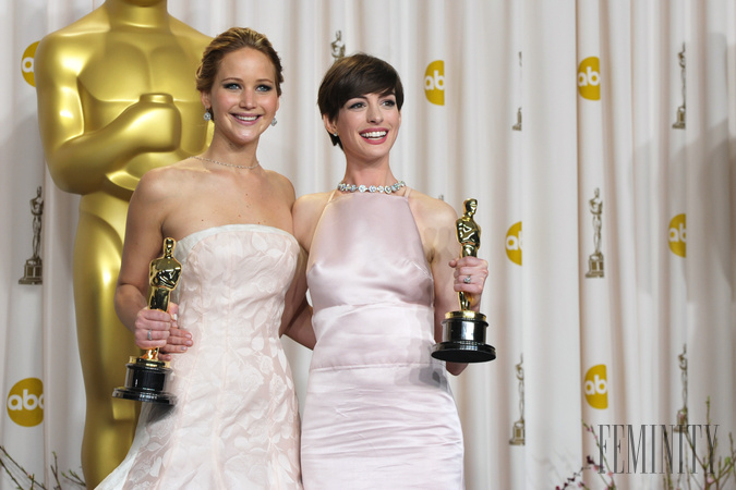 Jennifer Lawrence a Anne Hathaway