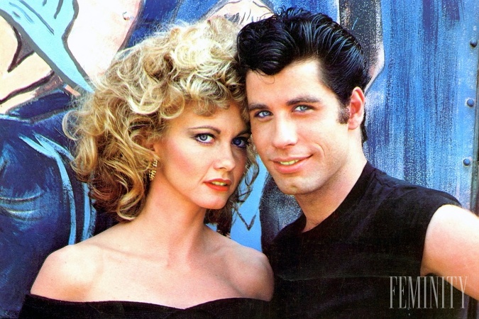 Olivia Newton John a herecký kolega John Travola v kultovom muzikály Pomáda