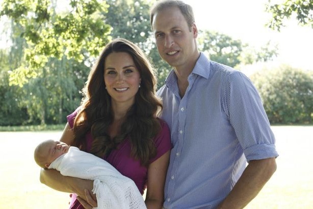 Kate a William, krst