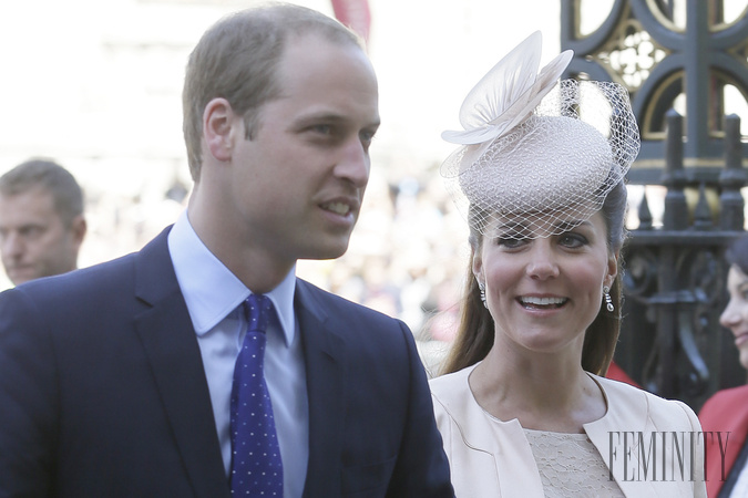 Princ William a Kate Middleton v čase blížiaceho sa pôrodu