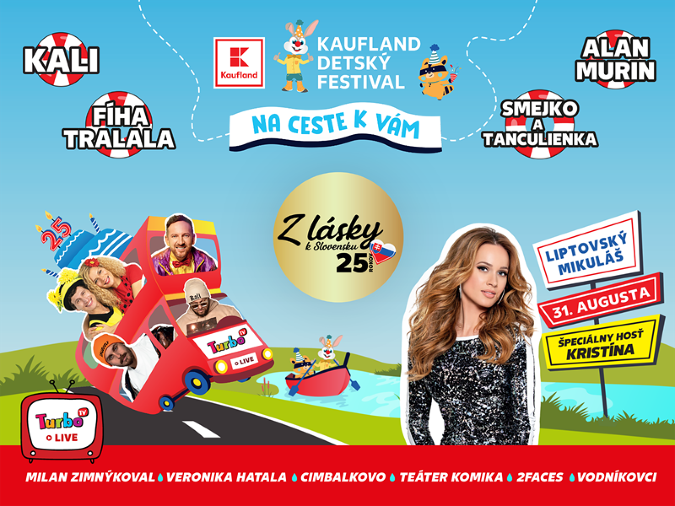Posledná zastávka Kaufland Detského festivalu je  v Liptovskom Mikuláši, necháte sa pozvať? 