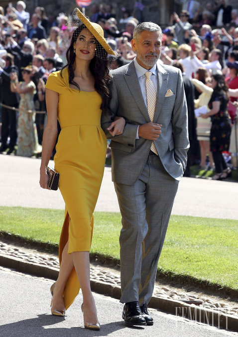 Nádherná Amal Clooney s manželom Georgom Clooneym ako elegantný pár