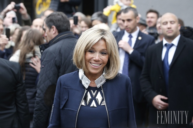 Brigitte Macron vie, ako urobiť dobrý dojem a vyzerať ako dáma