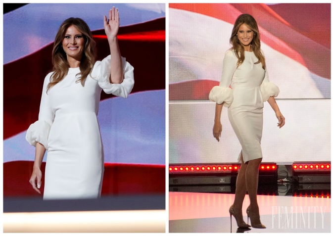 Biela je na Melanii Trump priam ikonická