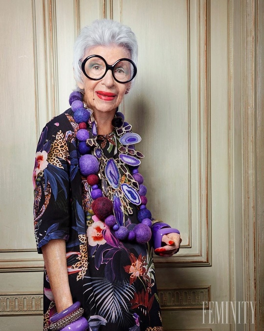 100 ročná Iris Apfel neustále dokazuje, že vek je len číslo