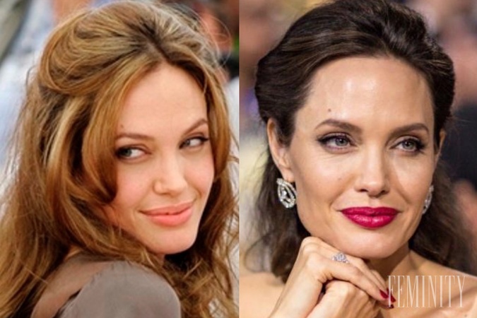 Angelina Jolie pred 15 rokmi a dnes