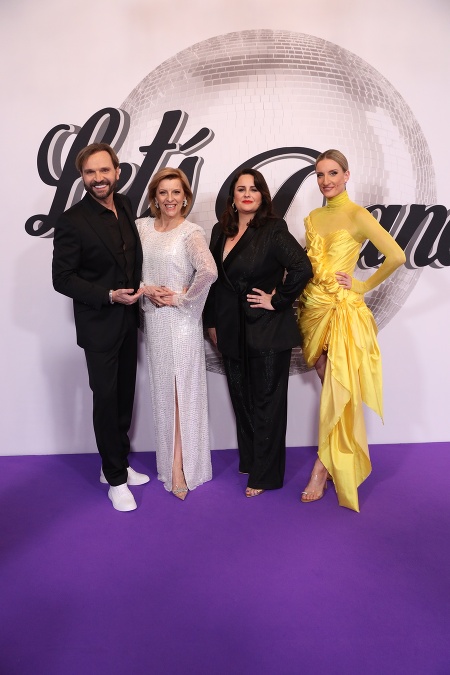 Porota Let's Dance 2024: Ján Ďurovčík, Tatiana Drexler, Petra Polnišová a Adela Vinczeová