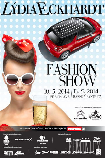 Lýdia Eckhardt predstaví novú kolekciu na Fashion Show 18.5.2014