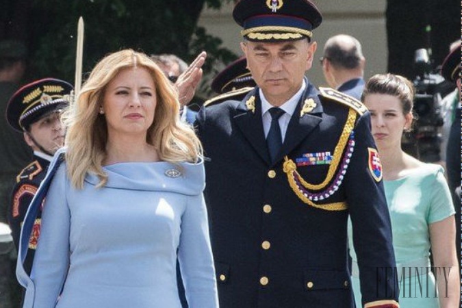 Prvá prezidentka Slovenskej republiky Zuzana Čaputová mala na sebe model z dielne Borisa Hanečku