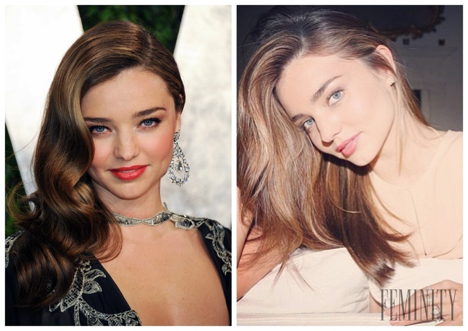 Miranda Kerr sa pohybuje počas bežných dní často bez mejkapu