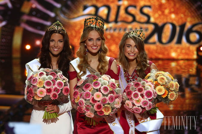 Miss Slovensko 2016: 1. Vicemiss Slovensko 2016 Michaela Meňkyová (vľavo), Miss Slovensko 2016 Kristina Činčurová (v strede) a 2. Vicemiss Slovensko 2016 Lenka Tekeljaková (vpravo) Miss Slovensko 2016: 1. Vicemiss Slovensko 2016 Michaela Meňkyová (vľavo), Miss Slovensko 2016 Kristina Činčurová (v strede) a 2. Vicemiss Slovensko 2016 Lenka Tekeljaková (vpravo)