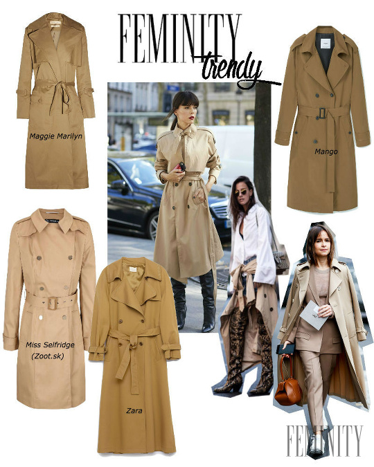 Trench coat nikdy nevymizne z módy