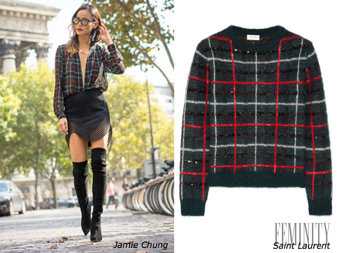 Jamie Chung a jej rafinovaný styling s dôrazom na káro