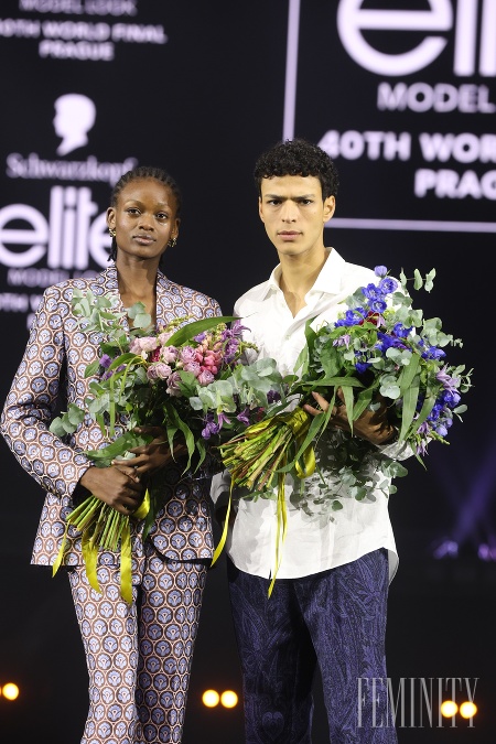 Víťazi svetového finále Schwarzkopf Elite Model Look 2024: Micklate z Mozambique a Imade z Talianska 