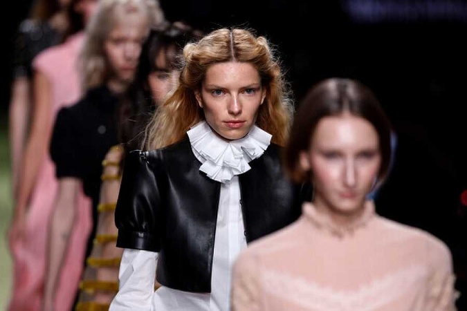 Topmodelka Barbora Brušková na Madrid Fashion Week 2023