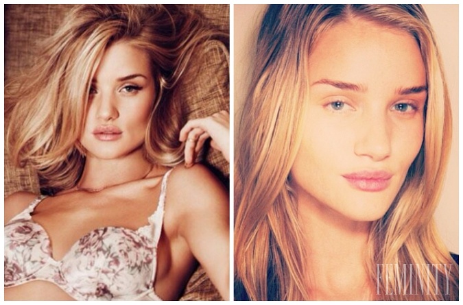 Rosie Huntington Whiteley uprednostňuje počas bežných dní minimum mejkapu