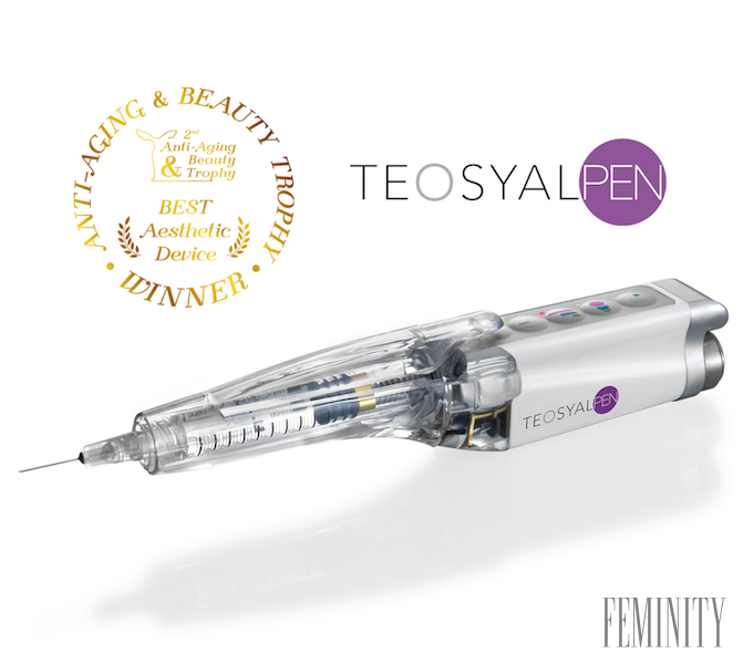 TEOSYAL®PEN je inovatívny prístroj, ktorý slúži na precíznu a bezbolestnú aplikáciu kyseliny hyalurónovej. TEOSYAL®PEN je inovatívny prístroj, ktorý slúži na precíznu a bezbolestnú aplikáciu kyseliny hyalurónovej.