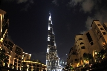 Najvyšší mrakodrap na svete Burj Dubai.