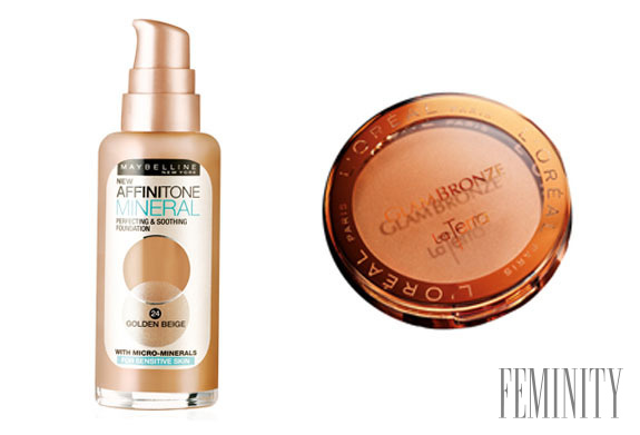 Make-up AFFINITONE MINERAL a bronzer Glam Bronze 