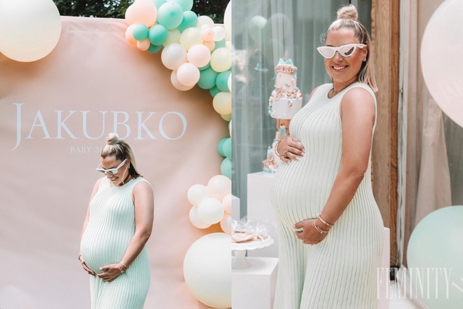 Dominika Navara Cibulková krátko pred pôrodom: Baby shower malého Jakubka v štýlovom duchu