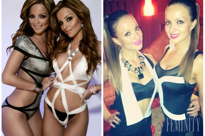 Sexi duo Twiins majú postavičku ako lusk a v plavkách pôsobia hriešne zvodne