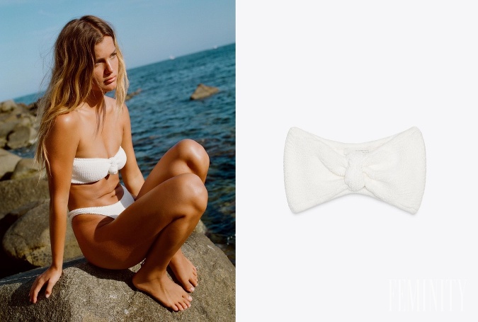 Bikini bandeau strihu