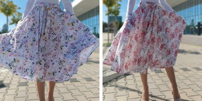 Kruhová sukňa Olivia a Michelle od Ajka