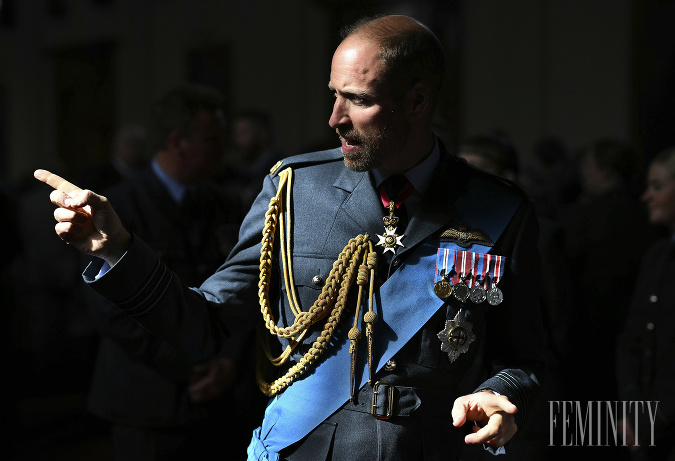 Následne William opäť predviedol svoje rastúce strnisko 12. septembra, keď sa zúčastnil Sovereign’s Parade na Royal Air Force College. 